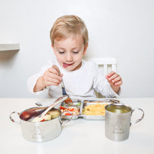 Load image into Gallery viewer, toddler_food_stainless_steel_dinnerware
